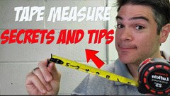 Tape Measure Secrets and Tips (Get The Answers!) Video