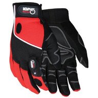 Memphis Glove 924L Multi-task Red Spandex-synthetic Leather- With-1