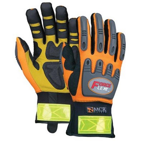 Memphis Glove HV100M Forceflex Hi-vis Multitask W/kevlar- Size M-1
