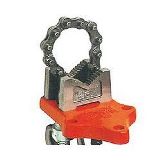 Hit Tools 14-BSCV4 Bottom Screw Chain Vise, Pipe Cap: 1/8 - 4-2