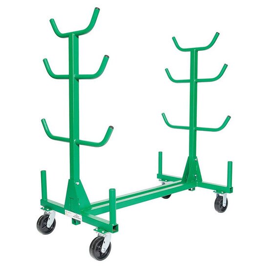 Greenlee 668 Mobile Conduit And Pipe Rack With 603 Casters-4