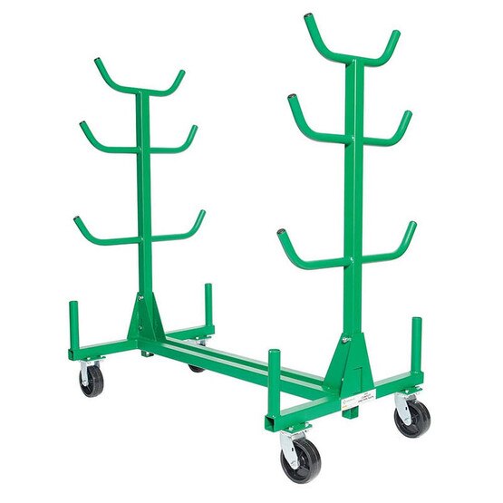 Greenlee 668 Mobile Conduit And Pipe Rack With 603 Casters-3