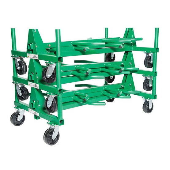 Greenlee 668 Mobile Conduit And Pipe Rack With 603 Casters-2