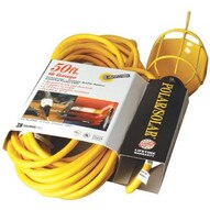 Coleman Cable 05858 50' 16/3 Sjeo Yellow Trouble Light Grounded Me-1