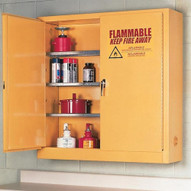 Eagle Manufacturing 1975 FLAMMABLE LIQUID WALL MOUNT CABINET 24 gal. capacity, Manual Close-1