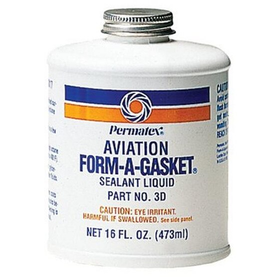 Permatex 80017 Aviation Form-a-gasket #3 Sealant 16 Oz Bottle-1