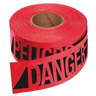 Empire Level 76-0604 Reinforced Danger/peligobarr Tape-rd W/blk Prnt-1