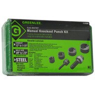 Greenlee 7235BB 1/2 - 1-1/4 Conduit Size Manual Slug-buster Knockout Punch Kit-5