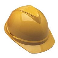 MSA 10035212 V-gard Vented Lime Greenhd Cap 4 Pt Susp.-1