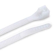 Gardner Bender 46-104 Nylon 66 Cable Tie 4 Length 1316 Max Bundle Dia Natural 18lb Tensile Strength (100bag)-1