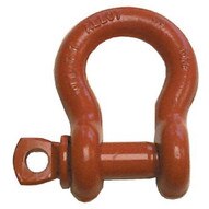 Columbus McKinnon M648A-P 3/8 Alloy Screw Pin Anchor Shackle Painted-1