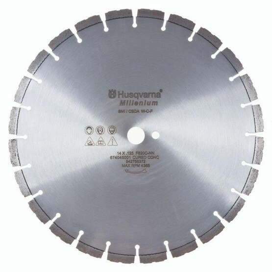 Husqvarna 771135 Millenium Traffic Loop L13 - 14 (350) x .500 x 1 DP Blade For Cutting L13 Asphalt-1