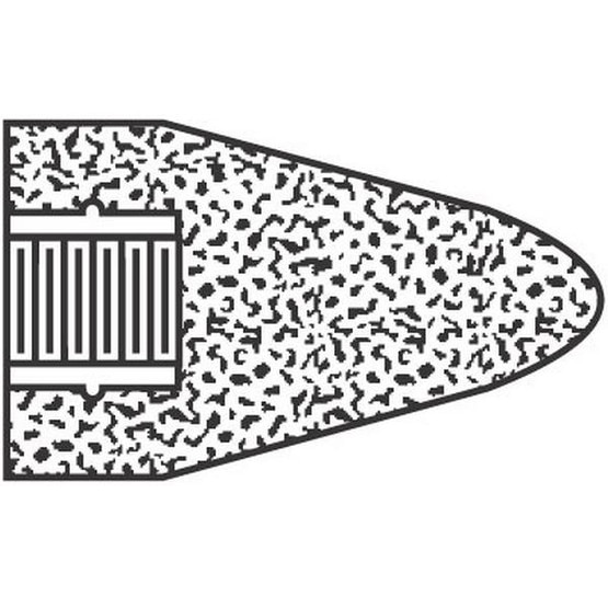 Norton 61463622387 2-3/4x3-1/2x5/8-11 Cone Gemini 57a2-1