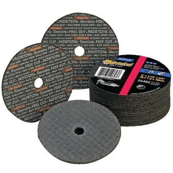 Norton 66243510629 4x.035x1/4 Gemini Free Cut Cut-off Whe (25 EA)-1