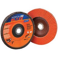 Norton 66261183488 Blaze Flap Disc 4-1/2 X7/8- 60 Grit (10 EA)-1