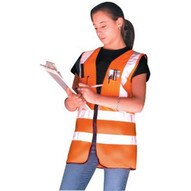Occunomix LUX-SSFS-YL Occulux Surveyors Vest (50 EA)-1