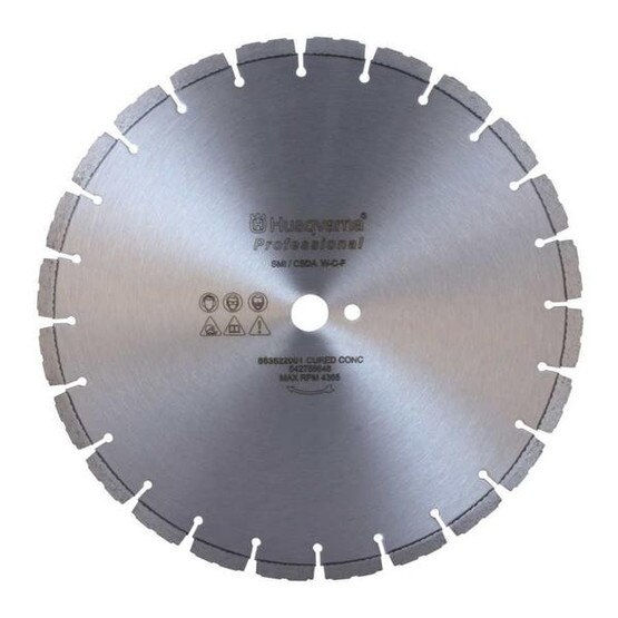 Husqvarna 582215701 30 187 1dp F650o-5r-nn Combination Blade For Asphalt Over Concrete-1