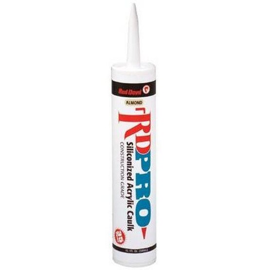 Red Devil 0846/OI 10.1fl-oz. White 25yr. Siliconized Acrylic Cau (12 CTG)-1