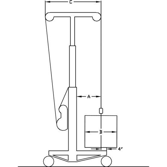 Sumner R100 Roust A Bout 15 Foot Lift (780300) (32 x 40 base)-3