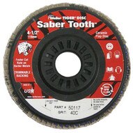Weiler 50121 4-1 2 Angled- Trim Backing- 40 Cer- 5 8-11 Arb-1
