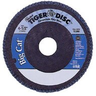 Weiler 50845 7 Tiger Disc Big Cat Abr Flap Disc Phenolic Bk-1