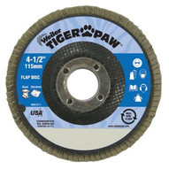 Weiler 51143 7 Tiger Paw Abrasive Flap Disc- Flat-80z-5 8-1-1