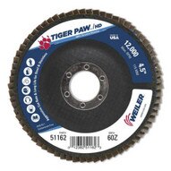 Weiler 51162 4-1 2 Tiger Paw Super High Density Flap Disc F-1