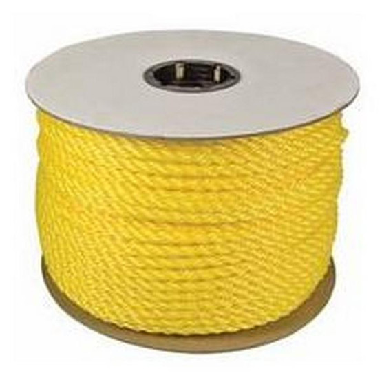Orion Ropeworks 350080-00600-R0278 1 4 X 600' Twisted Polylite Yellow-1