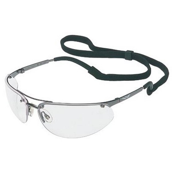 North Eye & Face Protection 11150800 Fuse Protective Eyeweargunmetal Frame Clear Len-1