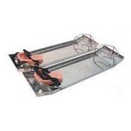 Bontools 82-145-B9 Stainless Steel Turned-Up Kneeboards with Knee Pads-1