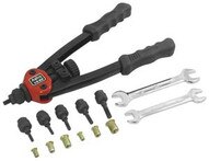 Astro Pneumatic 1442 Metric And Sae 13thread Setting Hand Riveter Kit-1