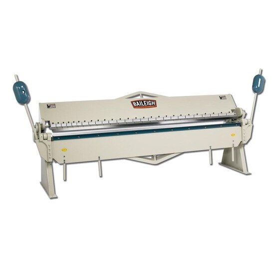 Baileigh Industrial Bb-12014 Heavy Duty Manually Operated Box And Pan Brake 10' Length 14 Gauge Mild Steel Capacity-1