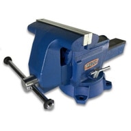 Baileigh Industrial BV-8I 8" Industrial Bench Vise With Integrated Pipe Jaws