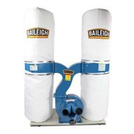 Baileigh Industrial Dc-2300b 3 Hp 220v Single Phase Bag Style Dust Collector 2300 Cfm 30 Micron Upper And Lower Bags-5