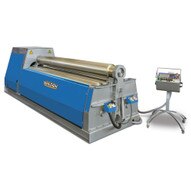 Baileigh Industrial Pr-10500-4nc 480 Volt Three Phase 60 Hz Nc Controlled Four Roll Plate Roll. 120 X .5 Mild Steel Capacity-1