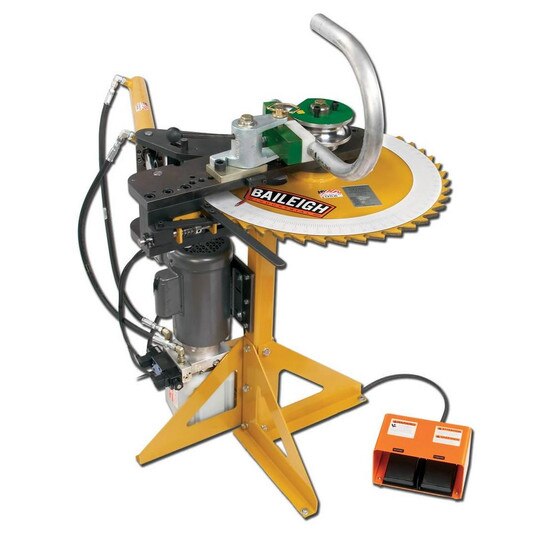 Baileigh Industrial Rdb-125 110 Volt Hydraulic Rotary Draw Tube And Pipe Bender. 2 Schedule 40 Pipe Cap. 7 Clr Maximum-1