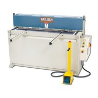 Baileigh Industrial Sh-5210 220 Volt Single Phase Hydraulic Powered Shear. 52 Length 10 Gauge Mild Steel Capacity.-1