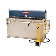 Baileigh Industrial Sh-5214 220 Volt Single Phase Hydraulic Powered Shear. 52 Length 14 Gauge Mild Steel Capacity-1