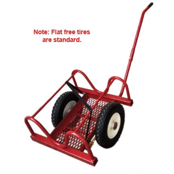 B & B Pipe Tools 2013 Pipe BuggyDolly 12 Pipe Cap FLAT FREE TIRES-1