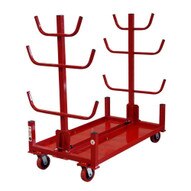B & B Pipe Tools 2033-4E Conduit Stacker Cart. 4 wheels, with floor