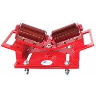 B & B Pipe Tools 2110 (2 Roller) Beam Pipe Clamp Roller 2-24 In. 2500 LB Cap-1