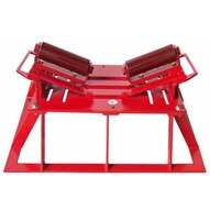 B & B Pipe Tools 2136 Pipe Launcher Beam Roller Stand 16-60 Pipe 10000 Lb Cap-1