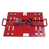 B & B Pipe Tools 2145 Beam Clamp Roller With Ball Transfer Type Rollers For 4-36 In. Pipe-1
