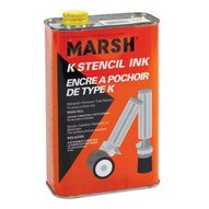 C.H. Hanson 12160 Gallon Metal Marking Stencil Ink (Black)-1