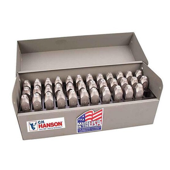 C.H. Hanson 29100 18 Stainless Steel Letter Set-3