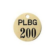 C.H. Hanson 40125-H CW Brass Valve Tags (176 to 200)-2