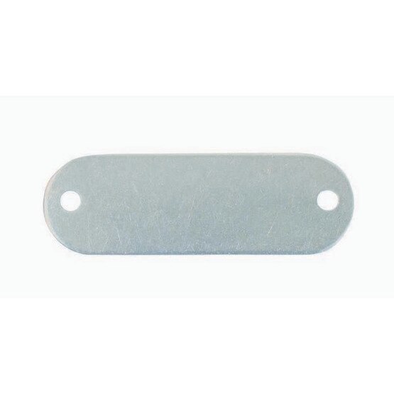 C.H. Hanson 41136 58 X 1-2932 Aluminum Rectangle W Round Ends Blank Tags 100 Pk-1