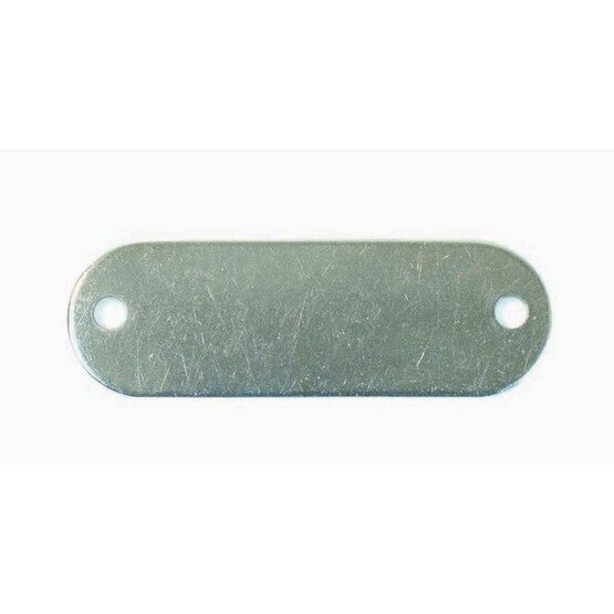 C.H. Hanson 41198 1 X 2-18 Stainless Steel Rectangle W Round Ends Blank Tags 100 Pk-1