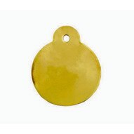 C.H. Hanson 41387 1-14 Diameter Brass Round W Ear Blank Tags 100 Pk-1