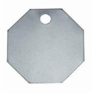 C.H. Hanson 41528 1-14 Stainless Steel Octagon Blank Tags 100 Pk-1
